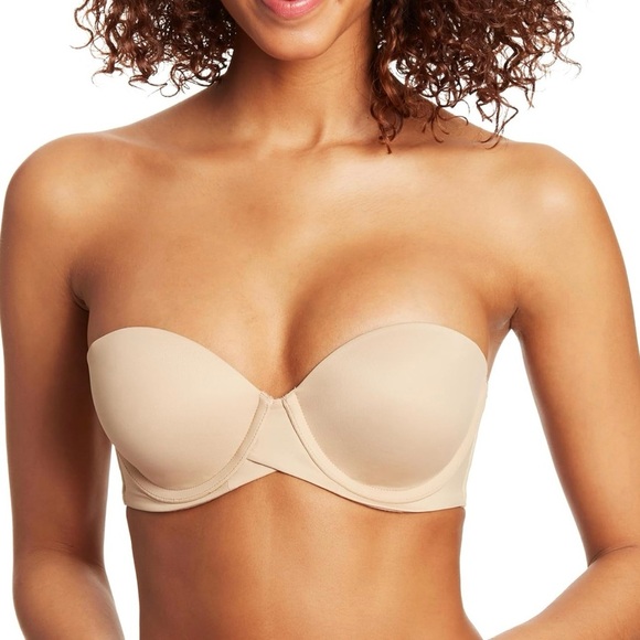🆕Maidenform Self Expressions Stay Put Strapless Bra,Underwire,5-Way Convertible - Picture 1 of 9